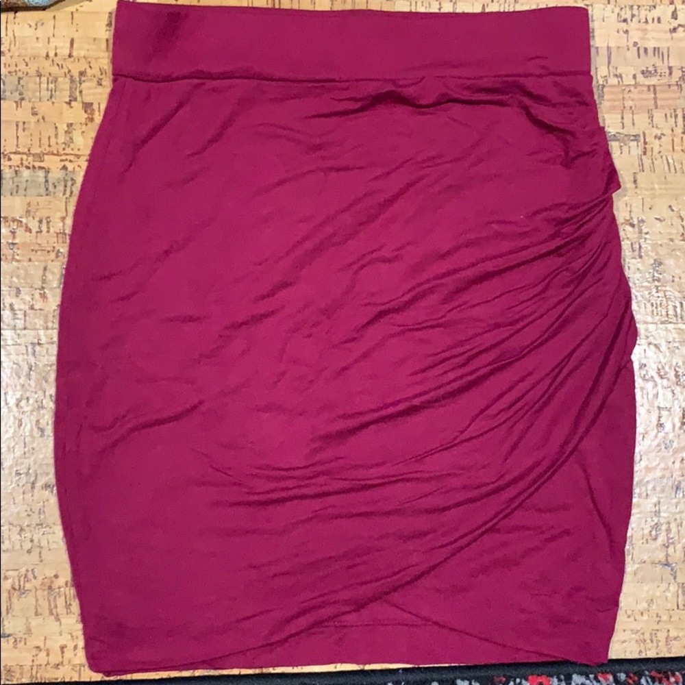 Lush Wrap Mini Skirt
